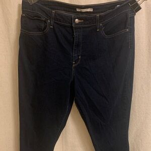 Levi's Dark Wash 721 High Rise Skinny Jeans Size 34
